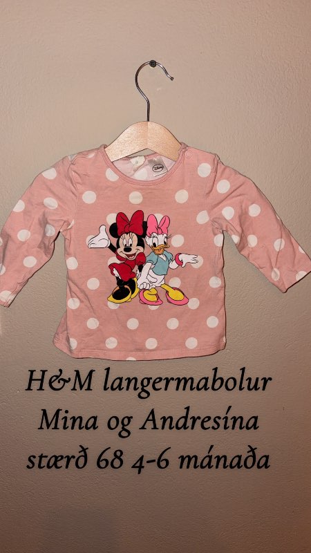 H&M Mína&andrésína langerma