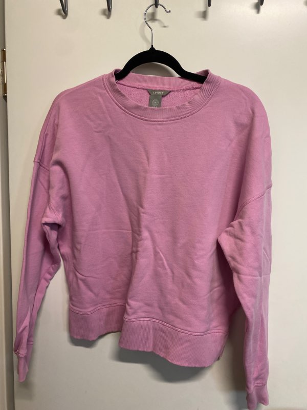 Bleik crewneck peysa