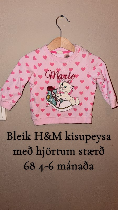 H&M bleik kisupeysa