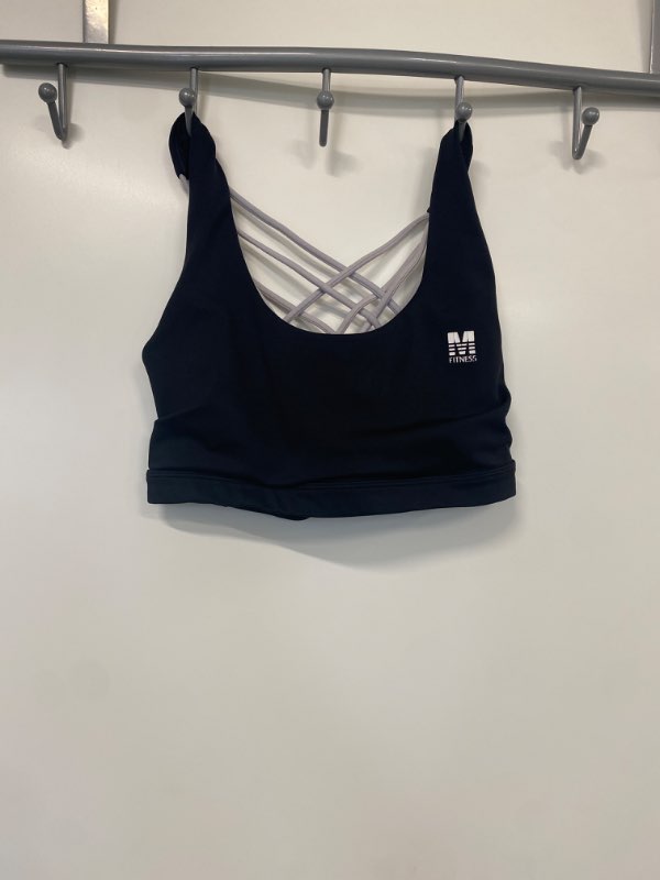 M fitness svartur toppur