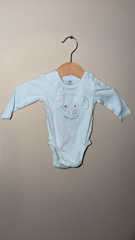 H&M samfella blá-fíll