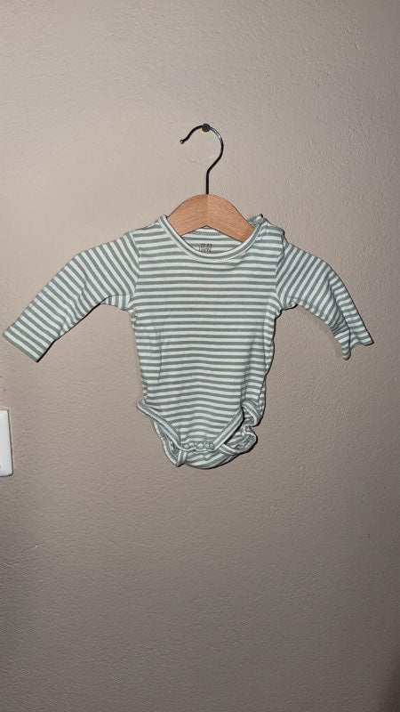 H&M Græn röndótt samfella