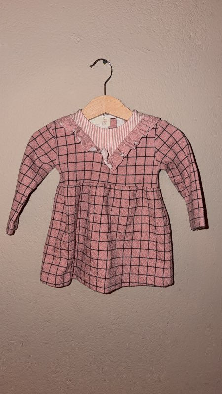 Zarakjóll pink köflótt