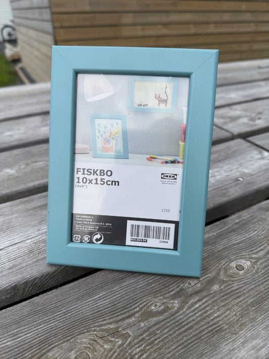 IKEA myndarammi ljósblár