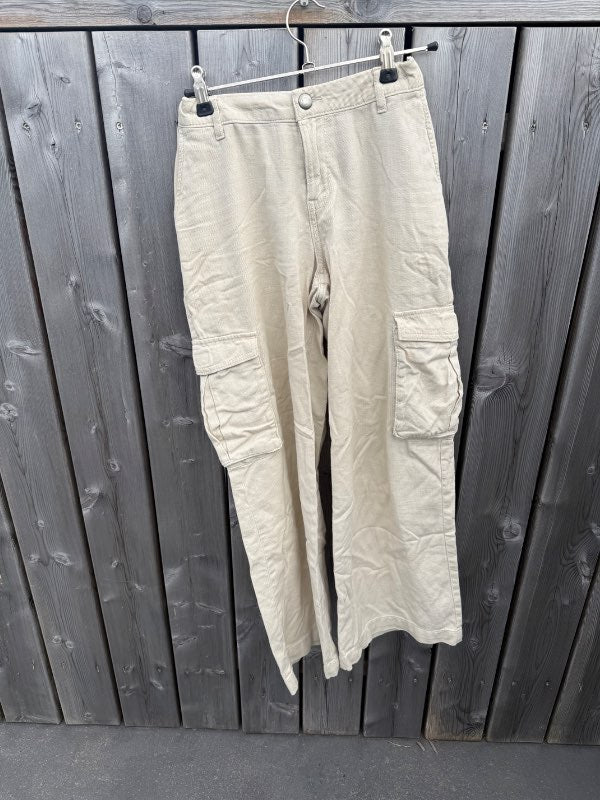 Lindex beige cargo buxur