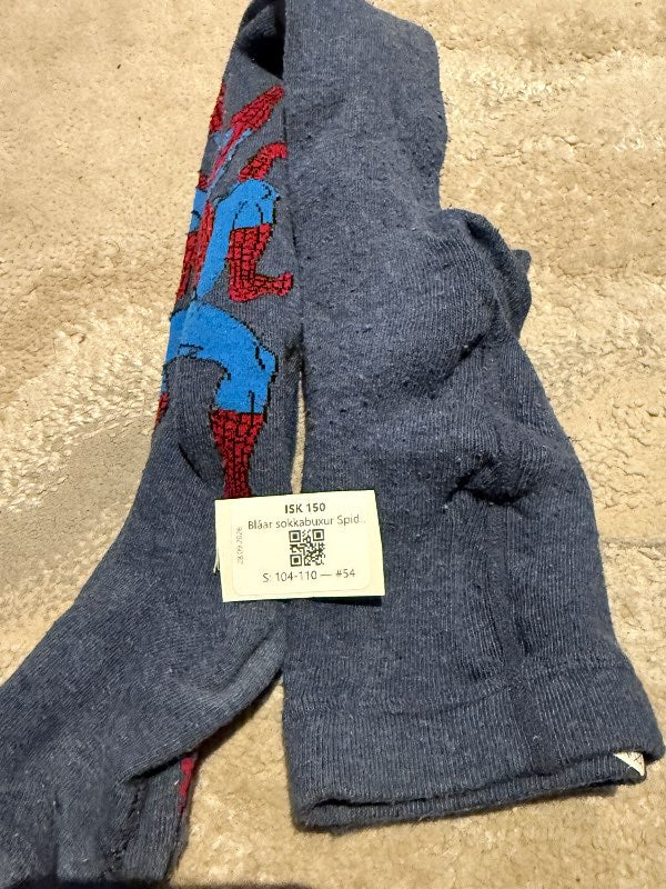 Bláar sokkabuxur Spiderman