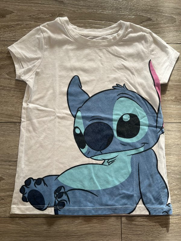 Hvítur Stitch stuttermabolur