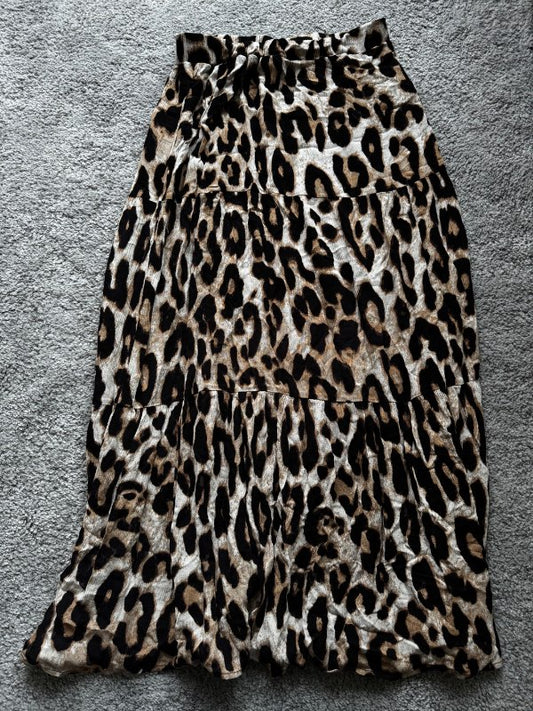 Leopard Print Skirt