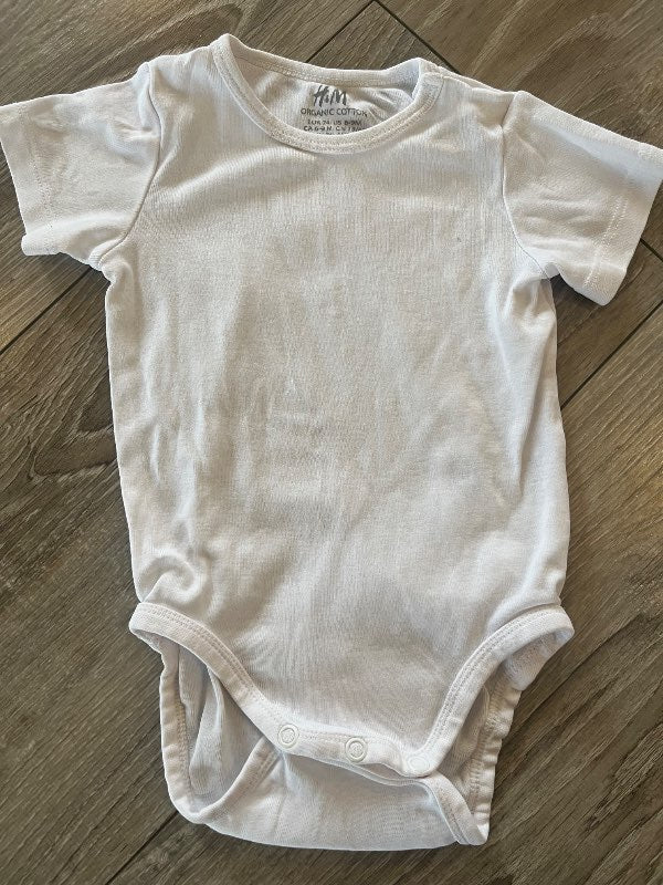 Hvít h&m stutterma samfella