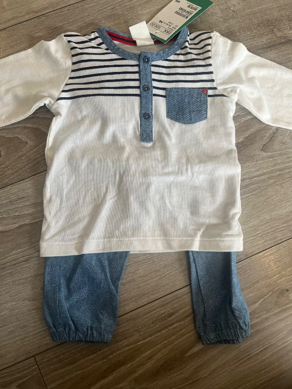 Nýtt sett buxur/bolur h&m