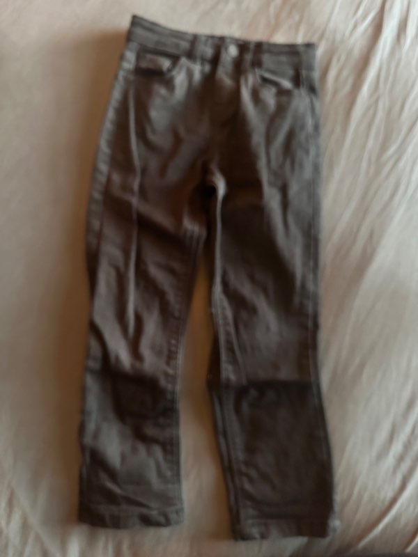 svartar gallabuxur st 122