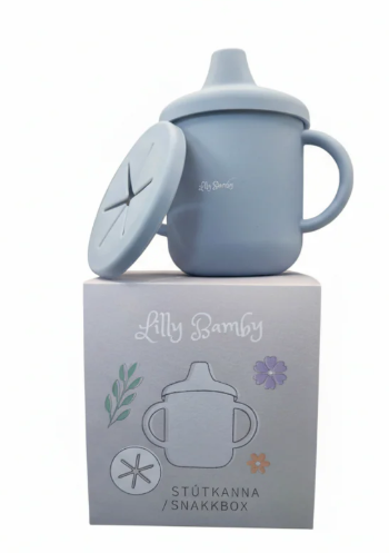 LillyBamby stútkanna/snakkbox blá