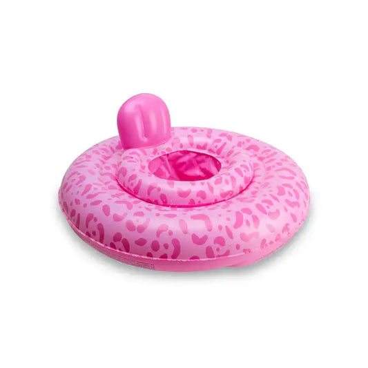 Sundkútur með sæti Pink Leopard