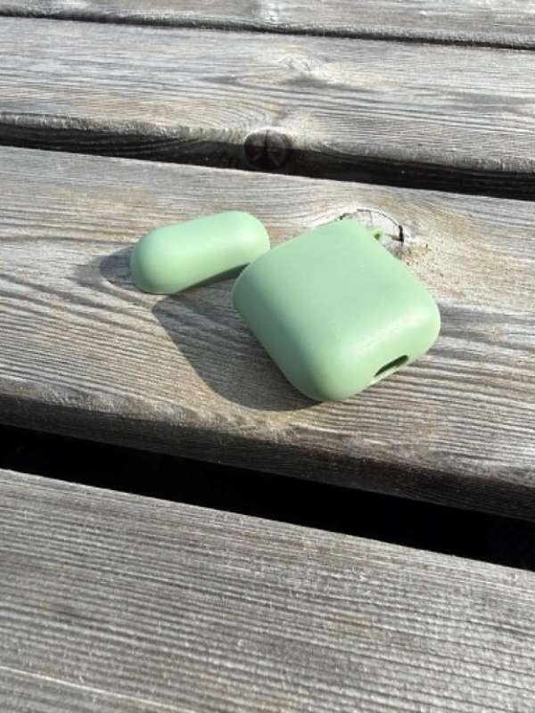 Grænt airpods hulstur