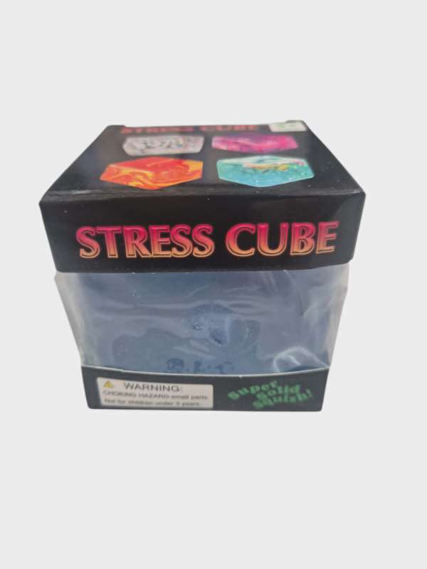 Stress cube blár
