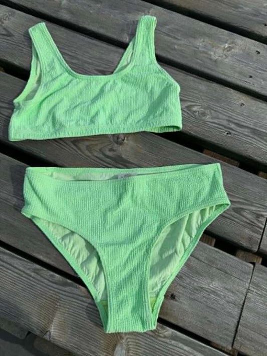 Lindex græn bikiní