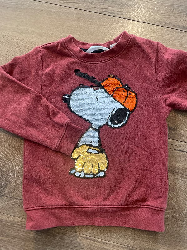 Snoopy peysa 104 pallíettu