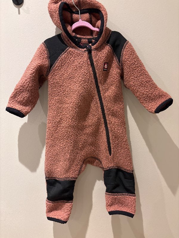 66 norður krulluflís galli bleikur