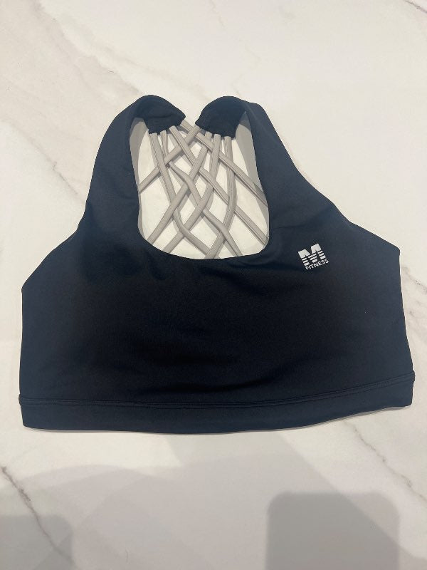 M Fitness íþróttatoppur svartur