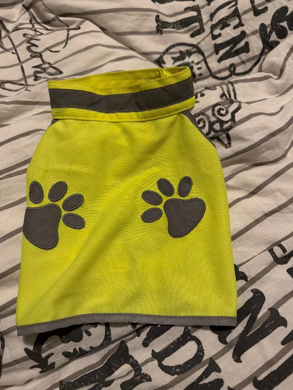 Gult endurskinsvesti fyrir hunda