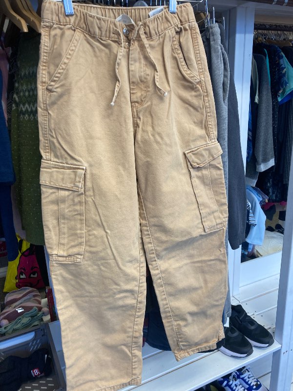 H&M ljósbrúnar buxur