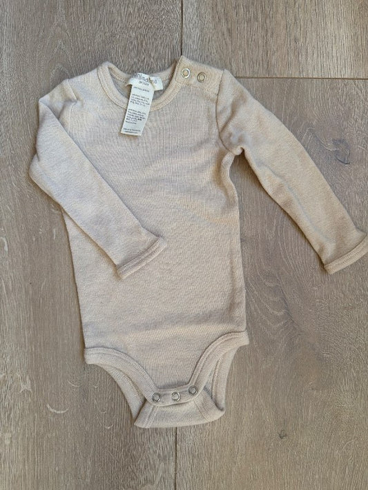 Minimalisma ullar- og silkisamfella beige (62)
